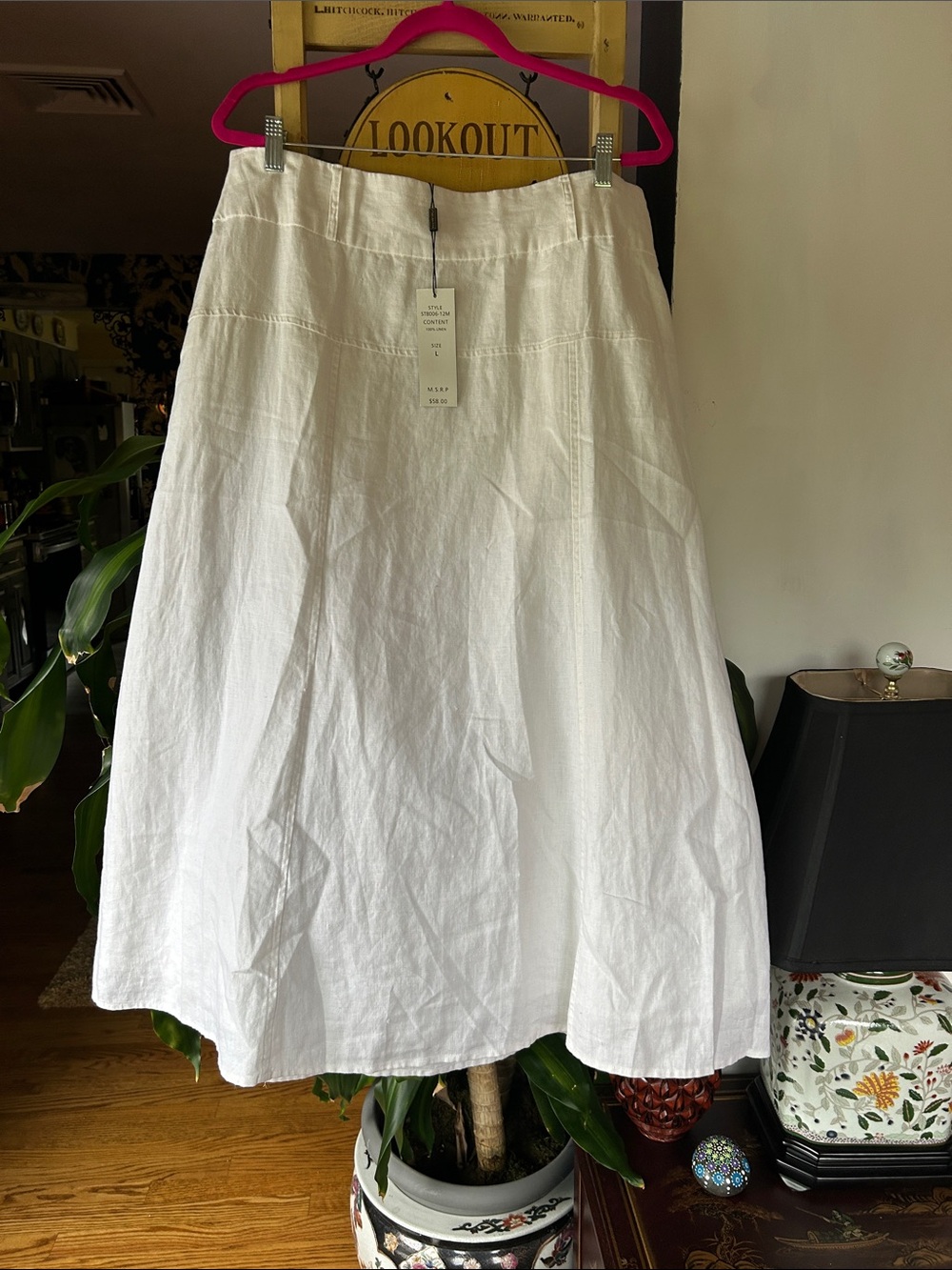 For Cynthia Linen Skirt